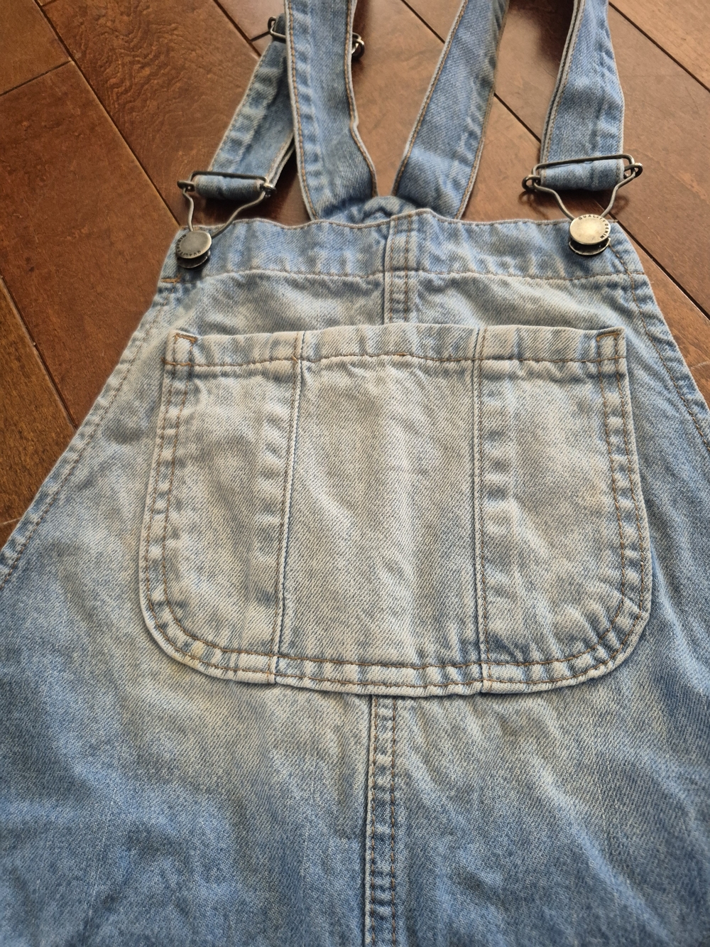 Marisa Jeans Women’s Light Blue Denim Short Overalls Size 44 Brazil = L - Picture 3 of 5